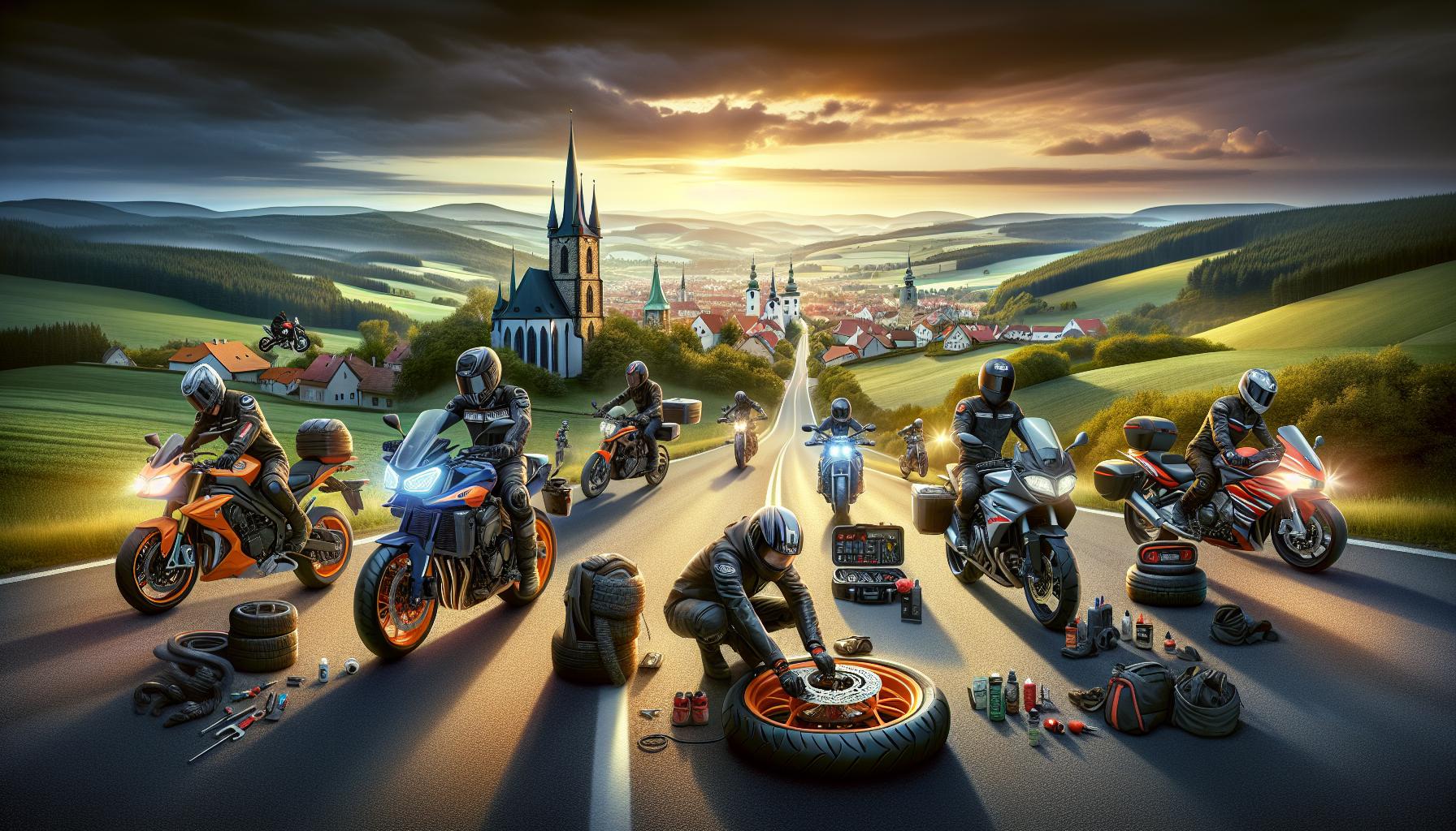 Jaký tlak pneumatik motorka: 2,5 vs 2,9 bar - kdy použít co 1 Jak zjistit správný tlak pneumatik motocyklu