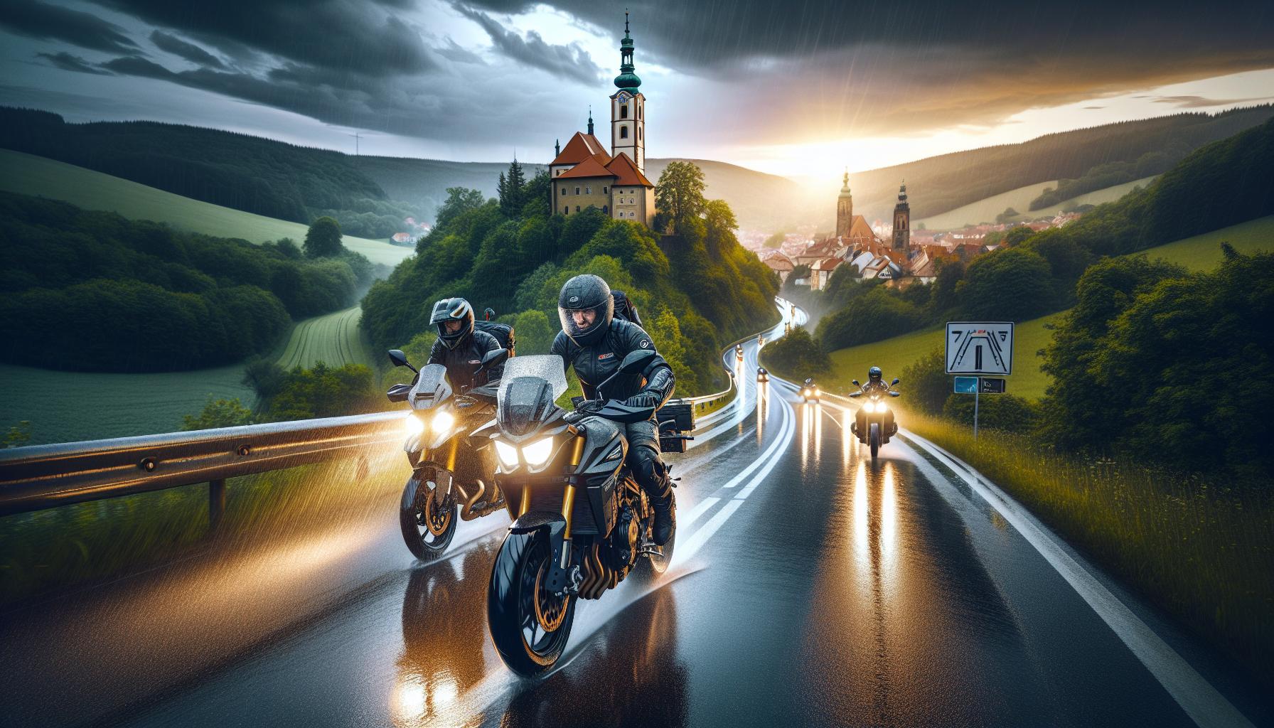 Jaké nepromoky na motorku: Nejlepší pláštěnky pro jezdce 3 Materiály a technologie pro odolnost vůči dešti
