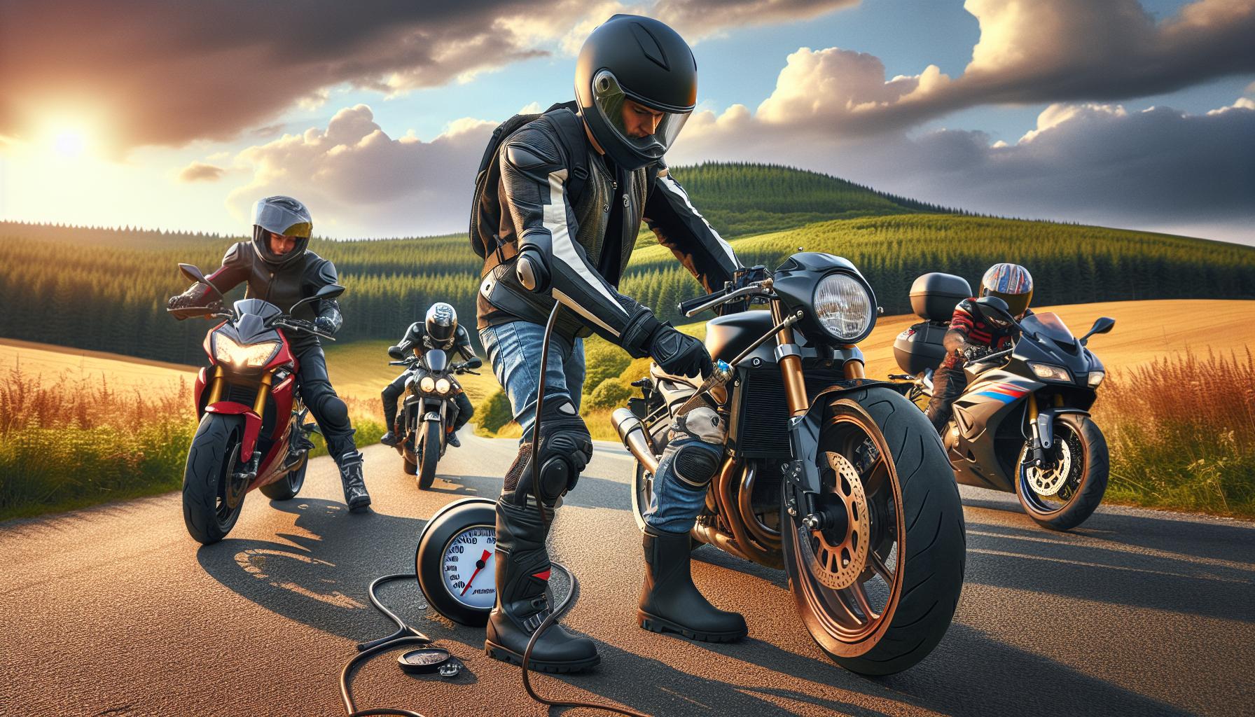 Jaký tlak pneumatik motorka: 2,5 vs 2,9 bar - kdy použít co 2 Význam správného tlaku pneumatik pro bezpečnost