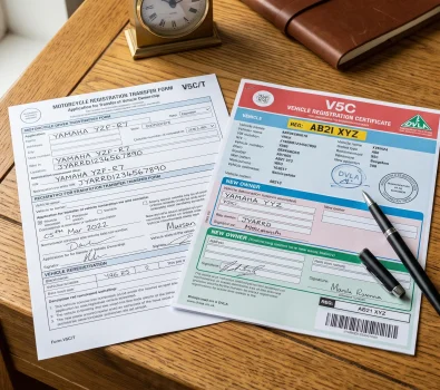 Přepis motorky online a osobně: Návod krok za krokem, plná moc, Portál dopravy a poplatky Přepis motorky online a osobně: Návod krok za krokem, plná moc, Portál dopravy a poplatky (Obrázek vygenerovaný umělou inteligencí)